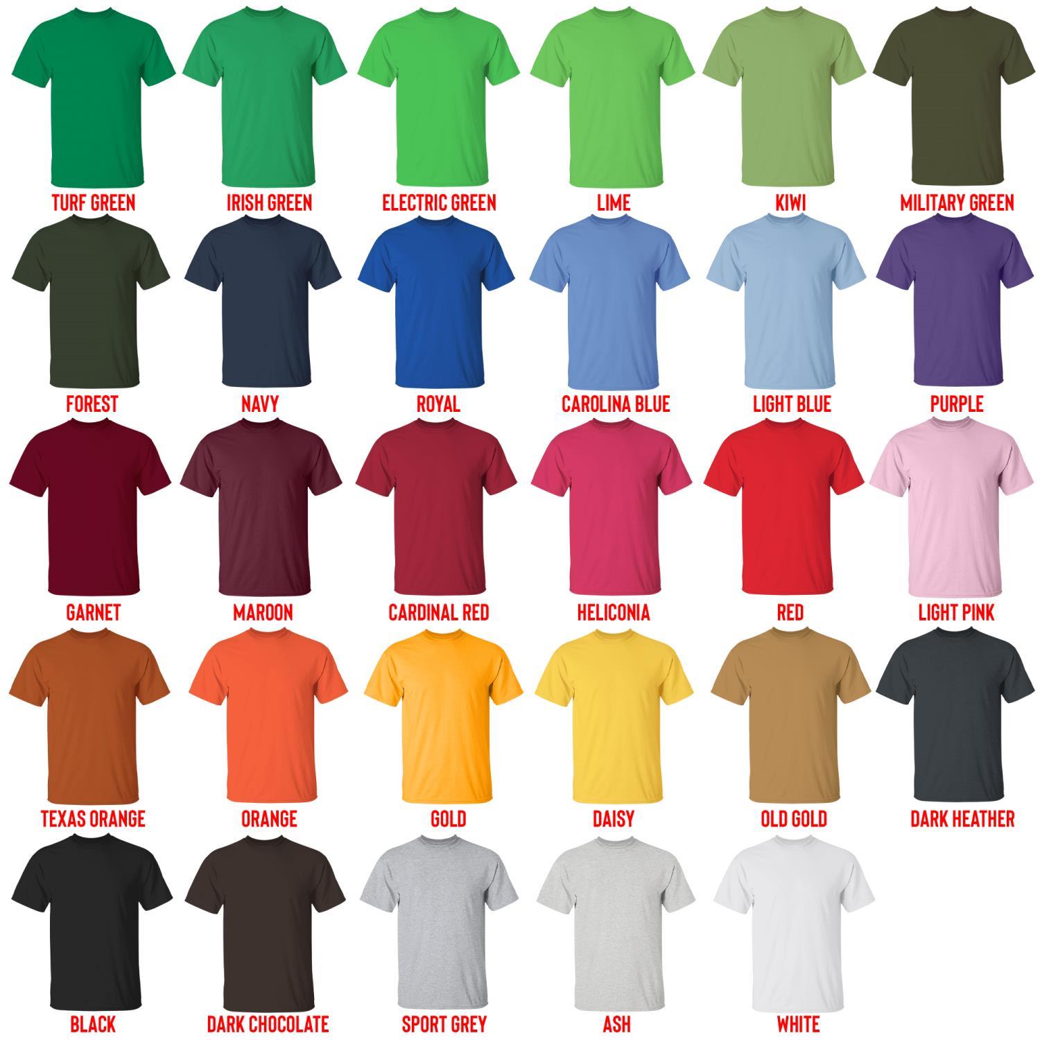 t shirt color chart - Onyx Storm Store