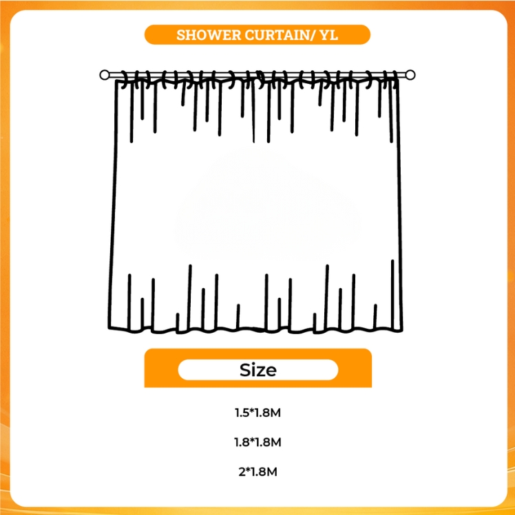 3D shower curtain - Onyx Storm Store