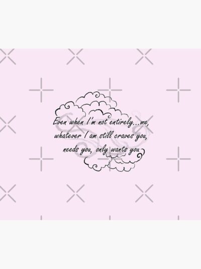 Alternative view of Onyx Storm Quote Tapestry