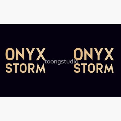 Alternative view of Onyx Storm Logo Gold Mug
