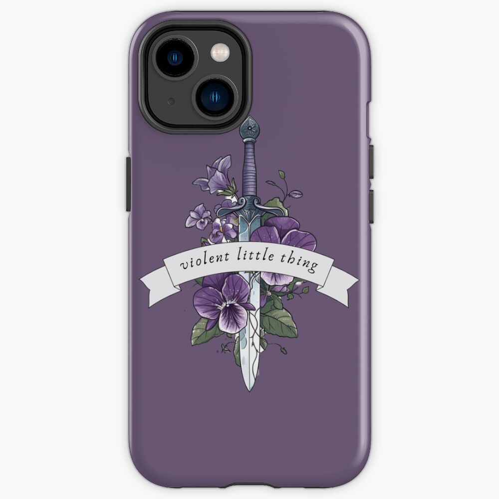 Violent Little Thing Fourth Wing Iron Flame Xaden Violet Iphone Case