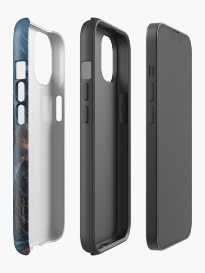 Alternative view of Xaden Riorson Onyx Storm Fourth Wing Iphone Case