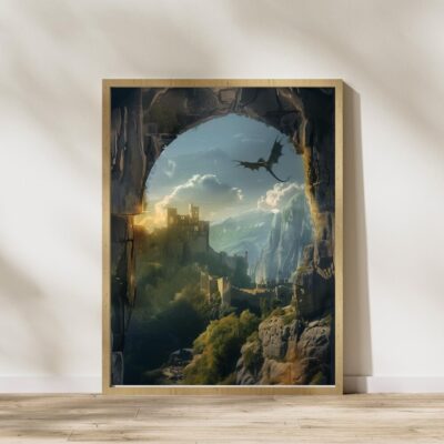 Navarre Wall Art - Onyx Storm , Iron Flame, Onyx Storm