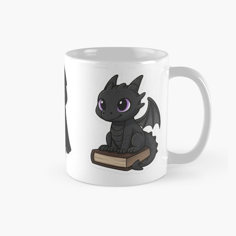 Onyx Storm Characters Fantasy Chibi Sticker Set Mug