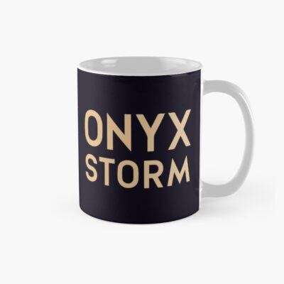Onyx Storm Logo Gold Mug