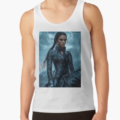 Alternative view of Violet Sorrengail Flies To Tairne Onyx Storm Tank Top