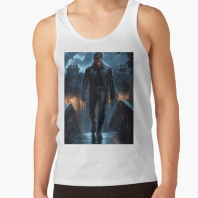 Alternative view of Xaden Riorson Onyx Storm Fourth Wing Tank Top