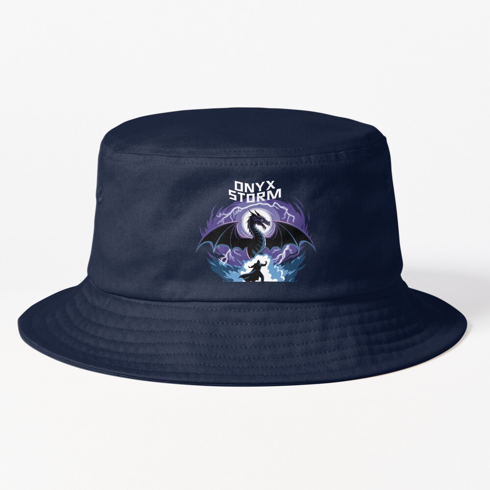 Onyx Storm Dragon Lover T Shirt Bucket Hat