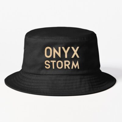 Onyx Storm Logo Gold Bucket Hat