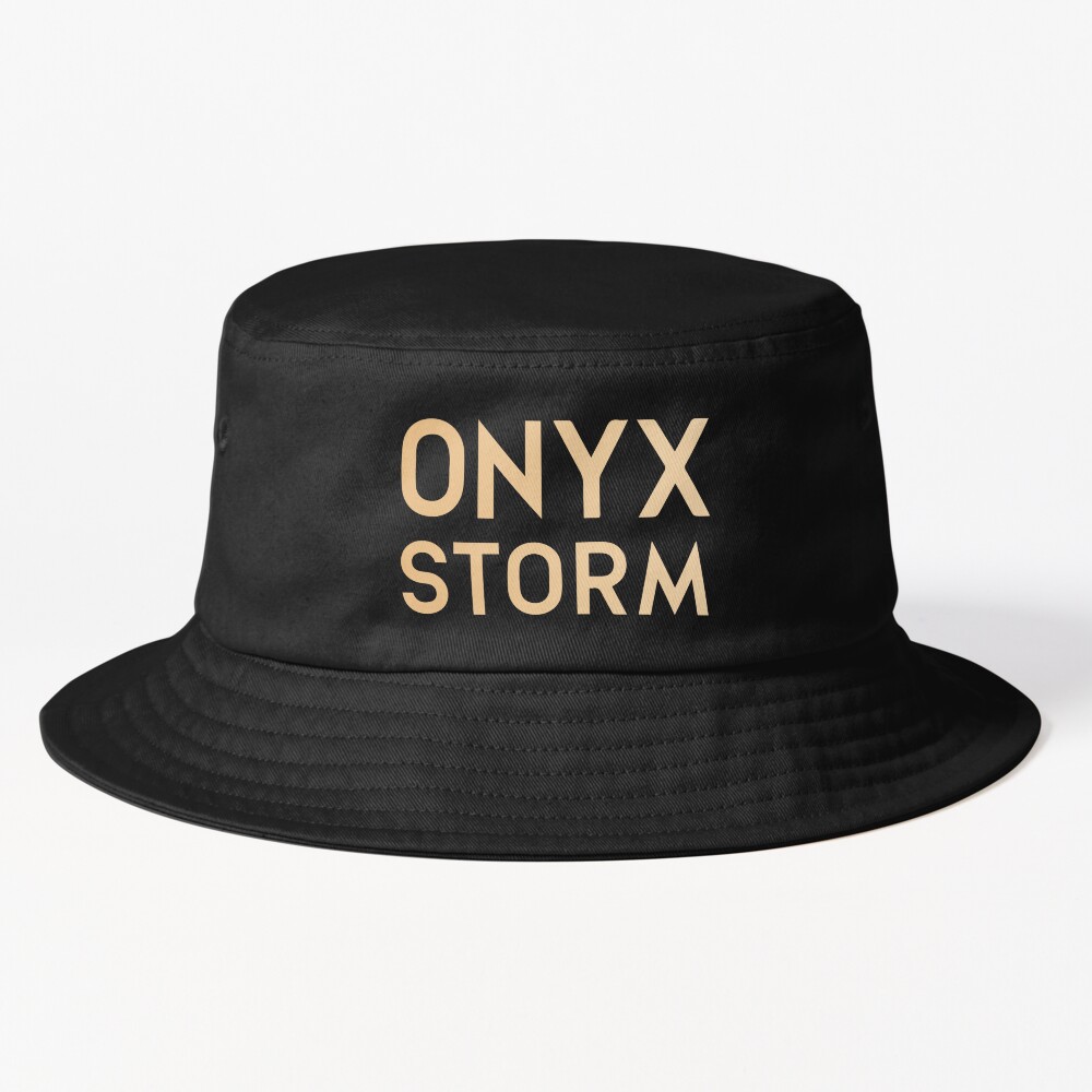 Onyx Storm Logo Gold Bucket Hat