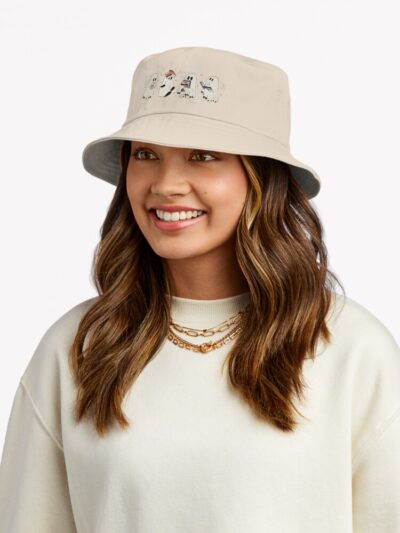 Alternative view of Fourth Wing Onyx Storm Ghost Bucket Hat
