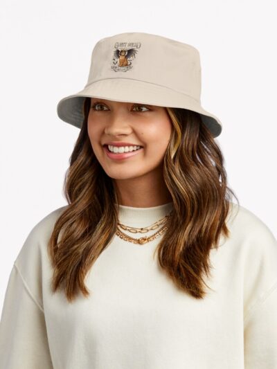 Alternative view of Broccoli Quest Squad Onyx Storm Fourth Wing Book Lover Gifts Bucket Hat