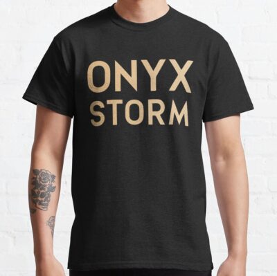 Onyx Storm Logo Gold T-shirt