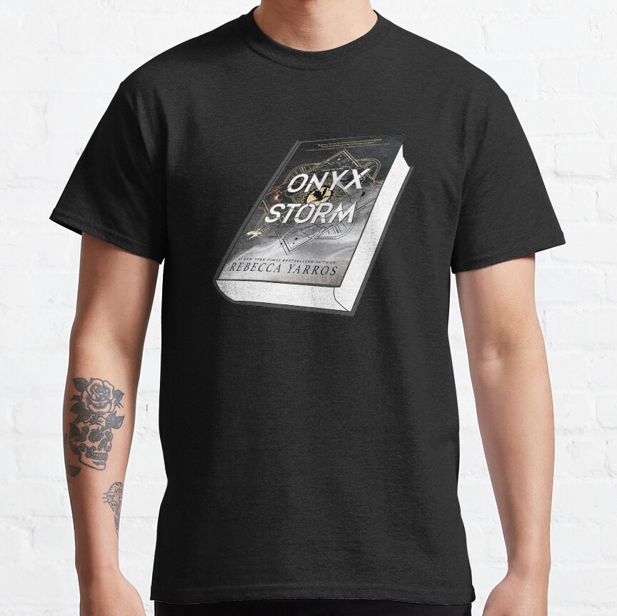 Onyx Storm Book Sticker T-shirt - Image 2