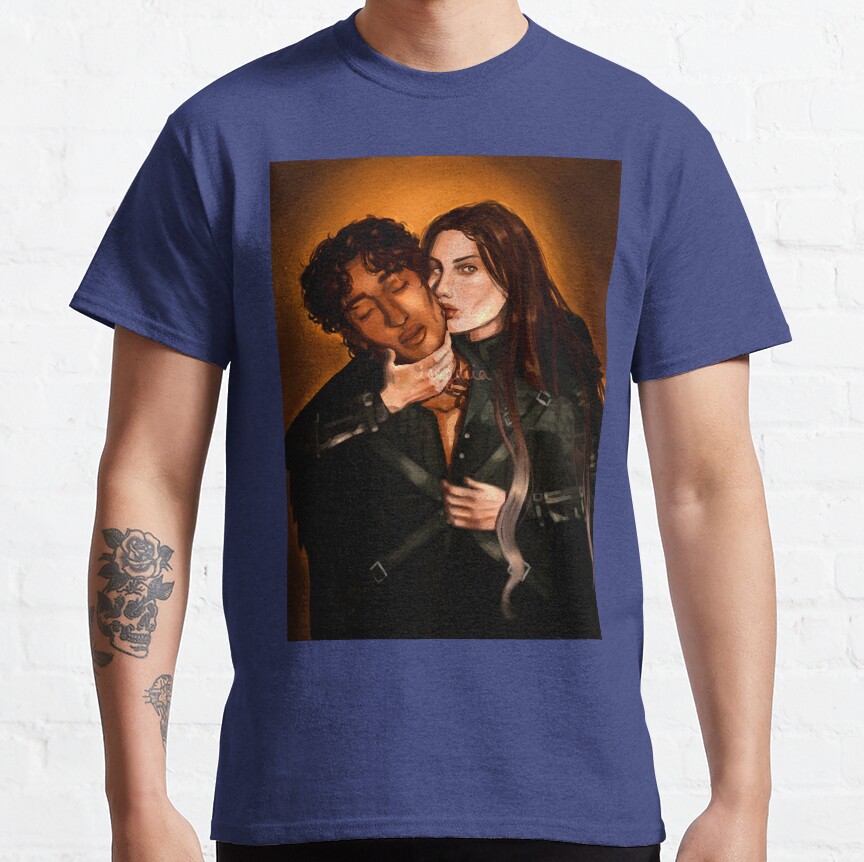 Violet And Xaden Art T-shirt - Image 4