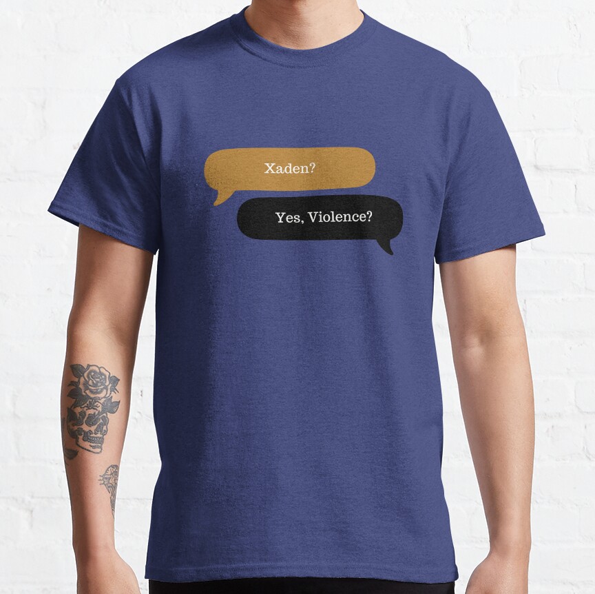 Xaden And Violence Fourth Wing T-shirt - Image 4