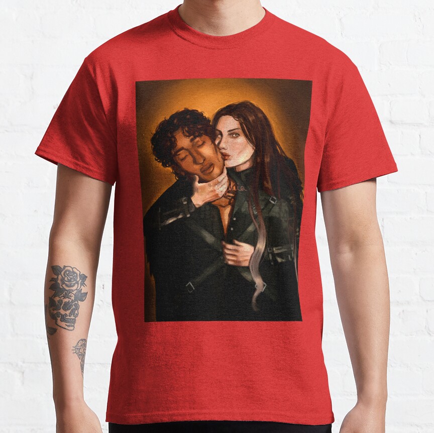 Violet And Xaden Art T-shirt - Image 5