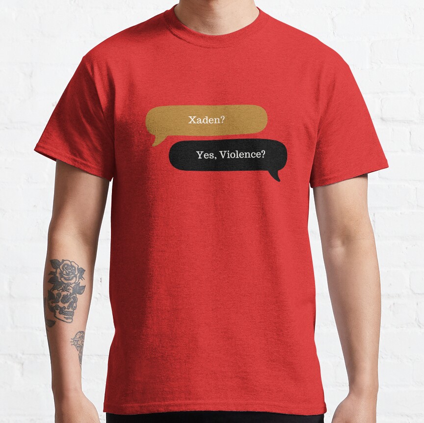 Xaden And Violence Fourth Wing T-shirt - Image 5