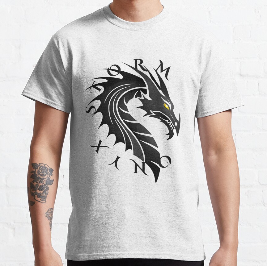 Onyx Storm Quest Squad Fourth Wing Fantasy Book Illustration Design T-shirt - Image 2