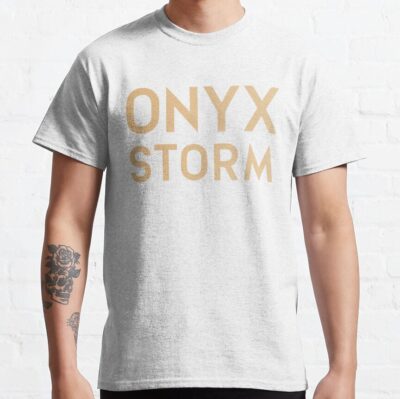 Alternative view of Onyx Storm Logo Gold T-shirt
