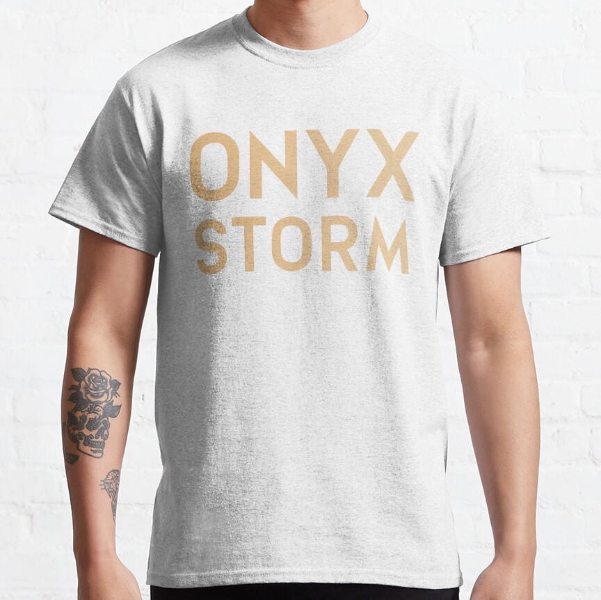 Onyx Storm Logo Gold T-shirt - Image 2