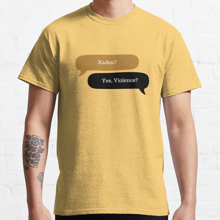Xaden And Violence Fourth Wing T-shirt - Image 6