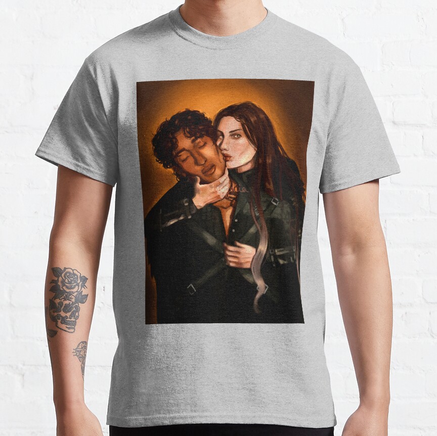 Violet And Xaden Art T-shirt - Image 3