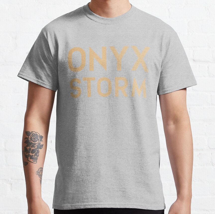 Onyx Storm Logo Gold T-shirt - Image 3