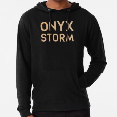 Onyx Storm Logo Gold Hoodie