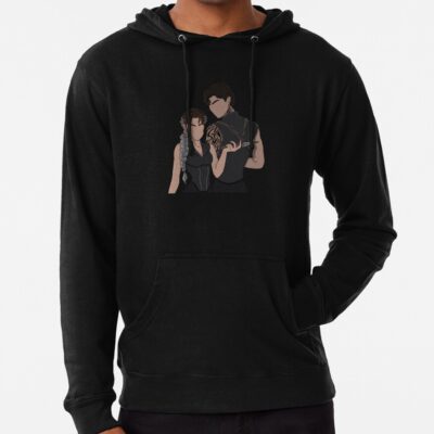 Alternative view of Violet And Xaden Fourth Wing Hoodie