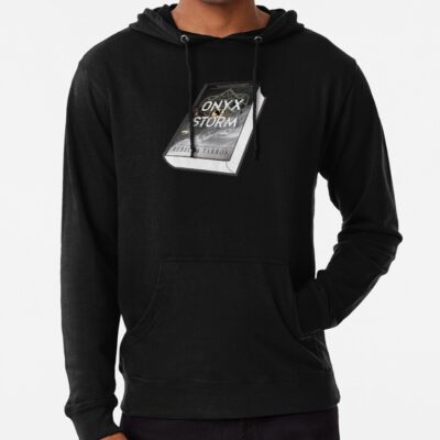 Alternative view of Onyx Storm Book Sticker Hoodie