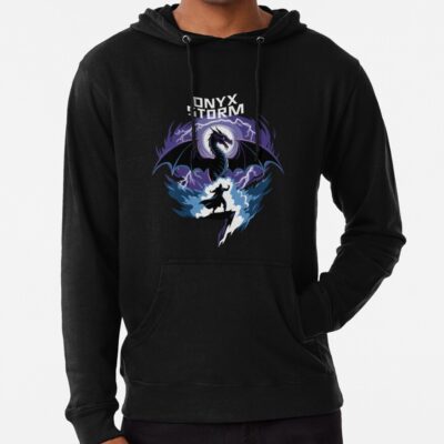 Onyx Storm Dragon Lover T Shirt Hoodie