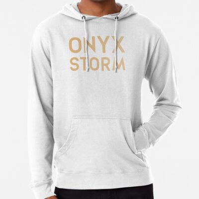 Alternative view of Onyx Storm Logo Gold Hoodie