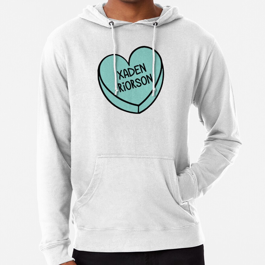 Fourth Wing Xaden Riorson Love Heart Hoodie