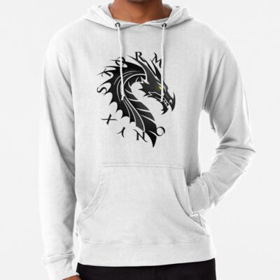 Alternative view of Onyx Storm Quest Squad Fourth Wing Fantasy Book Hoodie