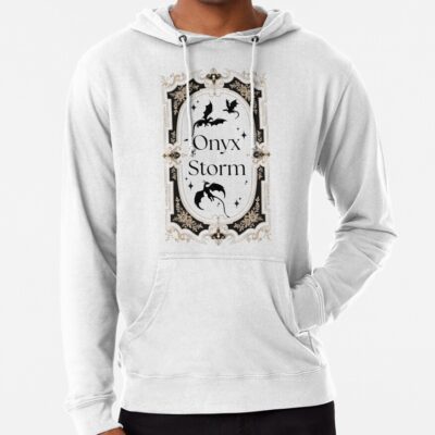 Alternative view of Ornate Onyx Storm Hoodie