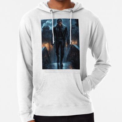 Alternative view of Xaden Riorson Onyx Storm Fourth Wing Hoodie
