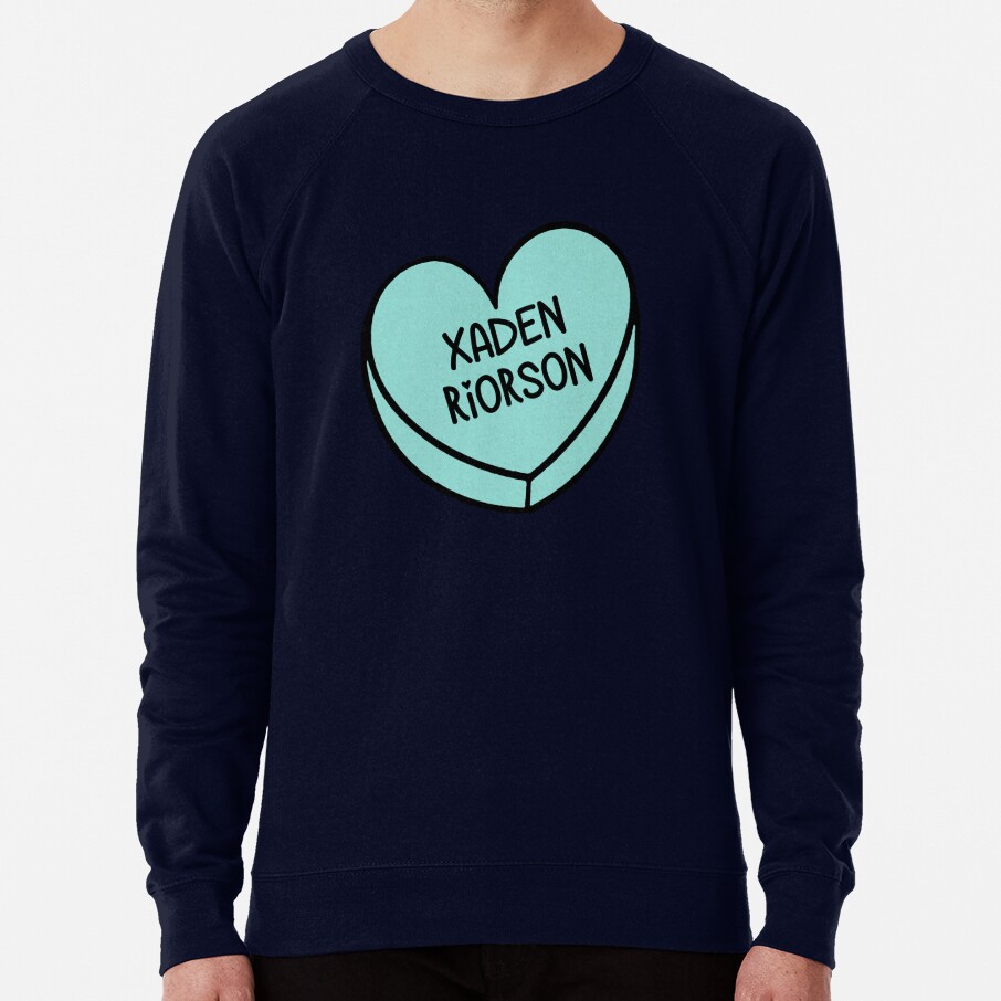 Fourth Wing Xaden Riorson Love Heart Sweatshirt - Image 5