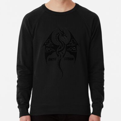 Alternative view of Onyx Storm Quest Squad Fourth Wing Fantasy Book Sweatshirt