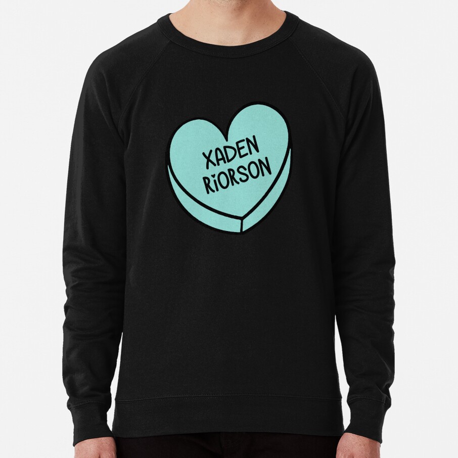 Fourth Wing Xaden Riorson Love Heart Sweatshirt - Image 3