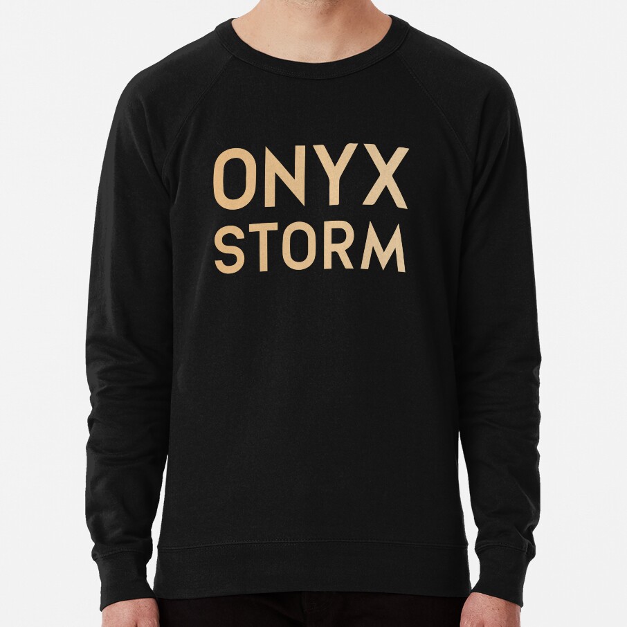 Onyx Storm Logo Gold Sweatshirt