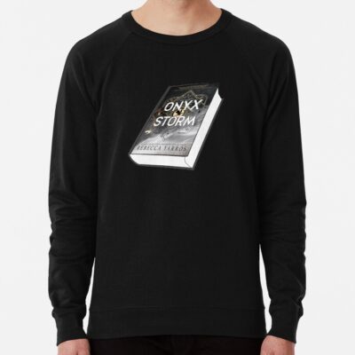 Alternative view of Onyx Storm Book Sticker Sweatshirt