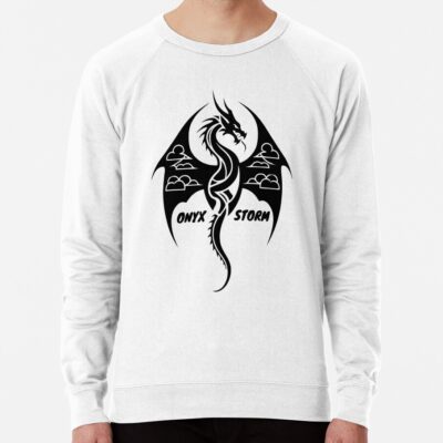 Onyx Storm Quest Squad Fourth Wing Fantasy Book Illustration Design Sweatshirt