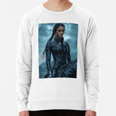 Alternative view of Violet Sorrengail Flies To Tairne Onyx Storm Sweatshirt