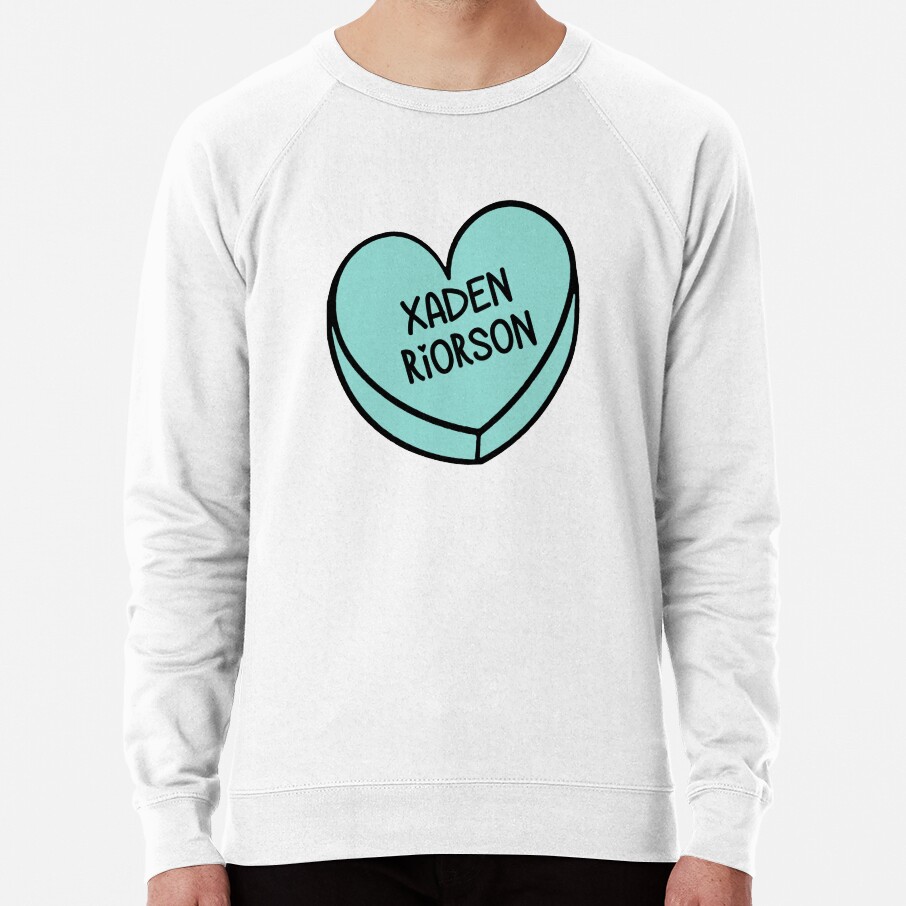 Fourth Wing Xaden Riorson Love Heart Sweatshirt - Image 2