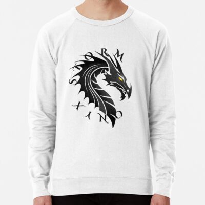 Alternative view of Onyx Storm Quest Squad Fourth Wing Fantasy Book Sweatshirt