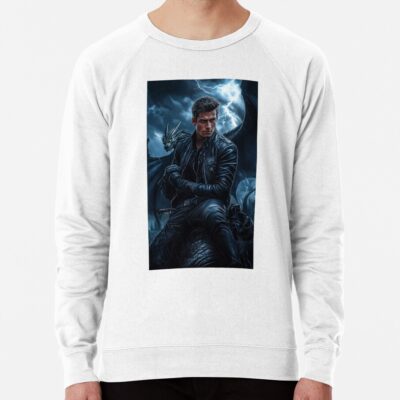 Alternative view of Xaden Riorson Onyx Storm Fourth Wing Sweatshirt