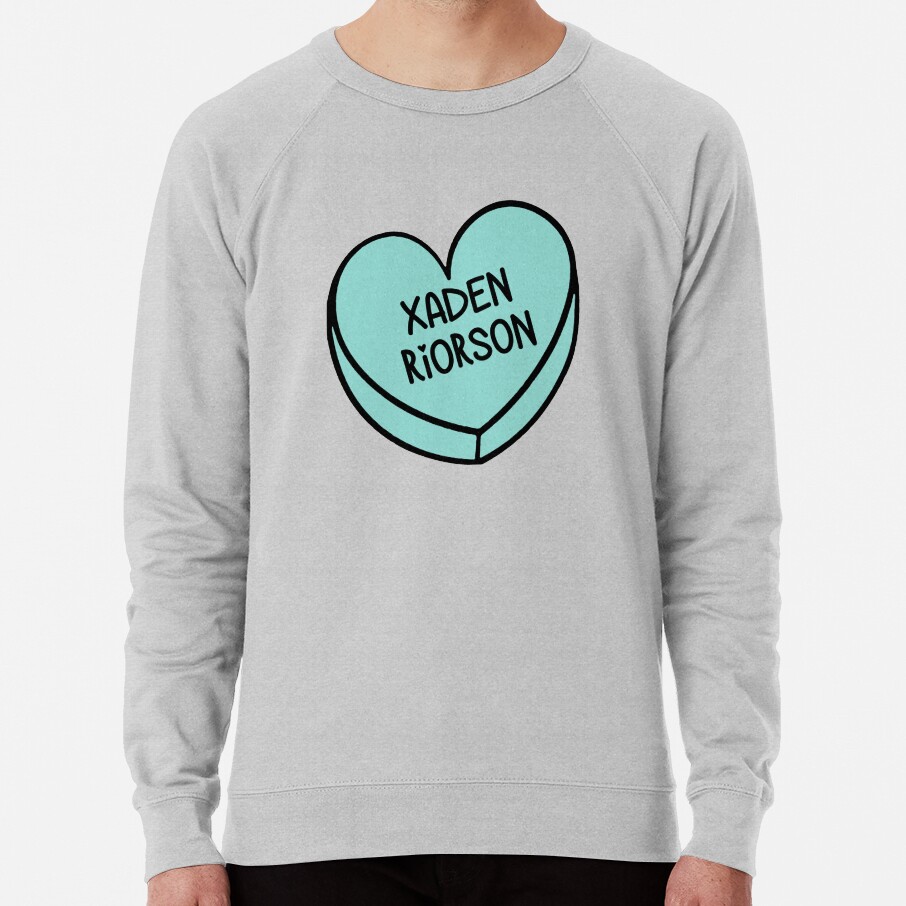 Fourth Wing Xaden Riorson Love Heart Sweatshirt - Image 4