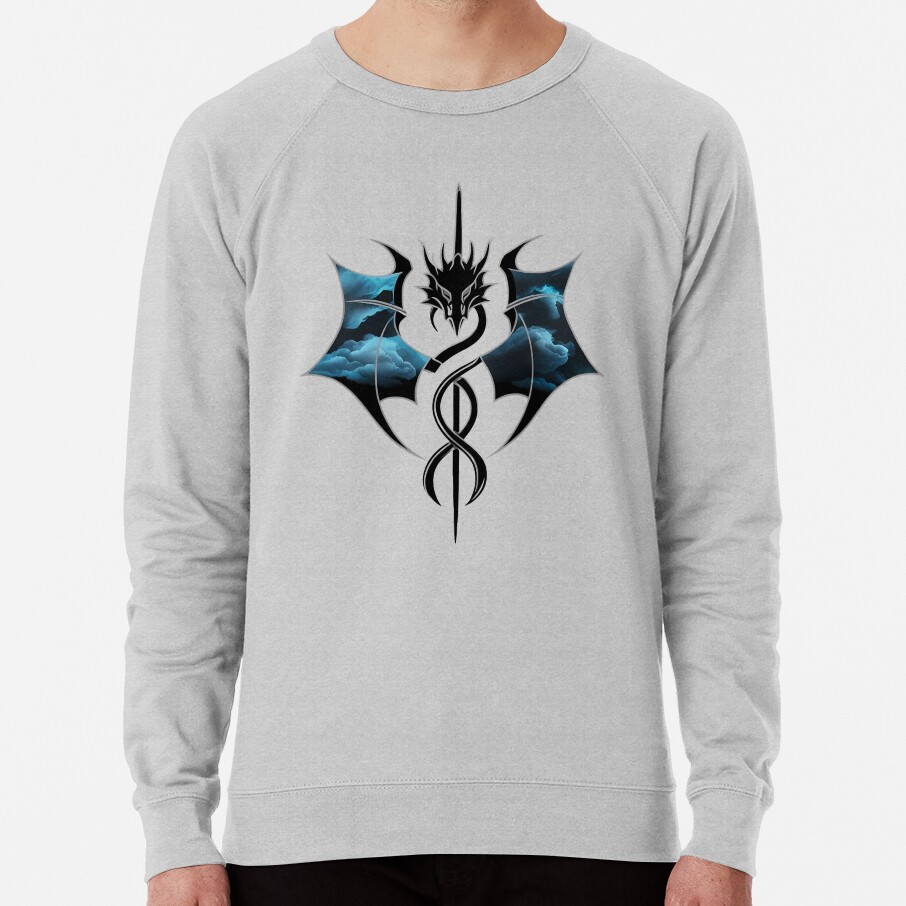 Onyx Storm Quest Squad Fourth Wing Fantasy Book Illustration Design Sweatshirt - Image 5