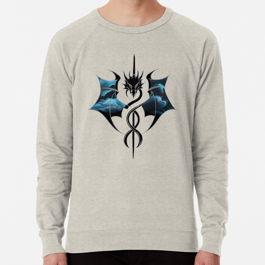 Onyx Storm Quest Squad Fourth Wing Fantasy Book Illustration Design Sweatshirt - Image 4